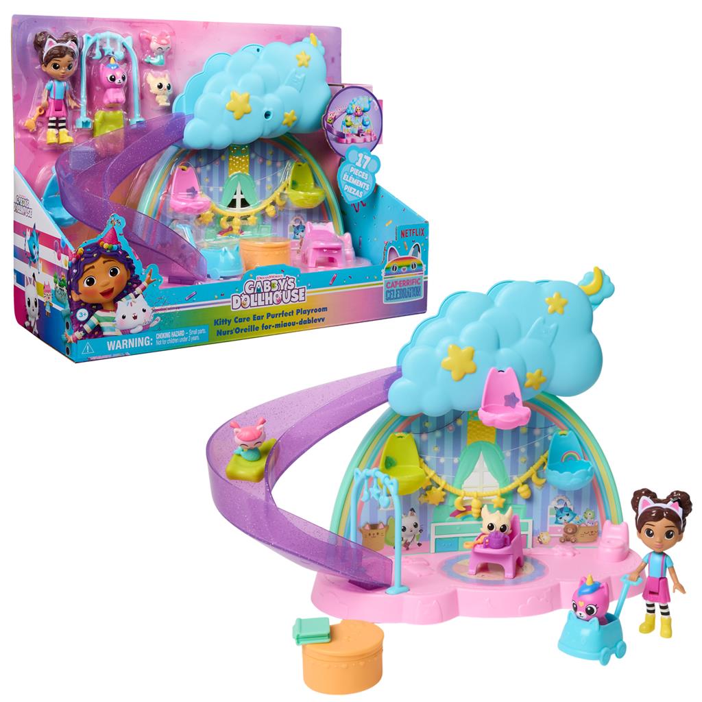 Gabby's Dollhouse Kitty Care Playset