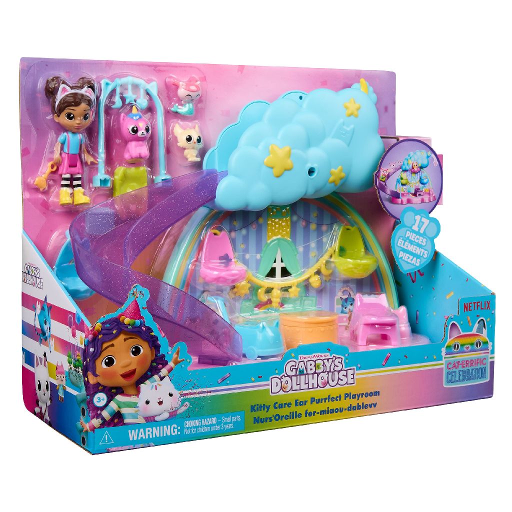 Gabby's Dollhouse Kitty Care Playset