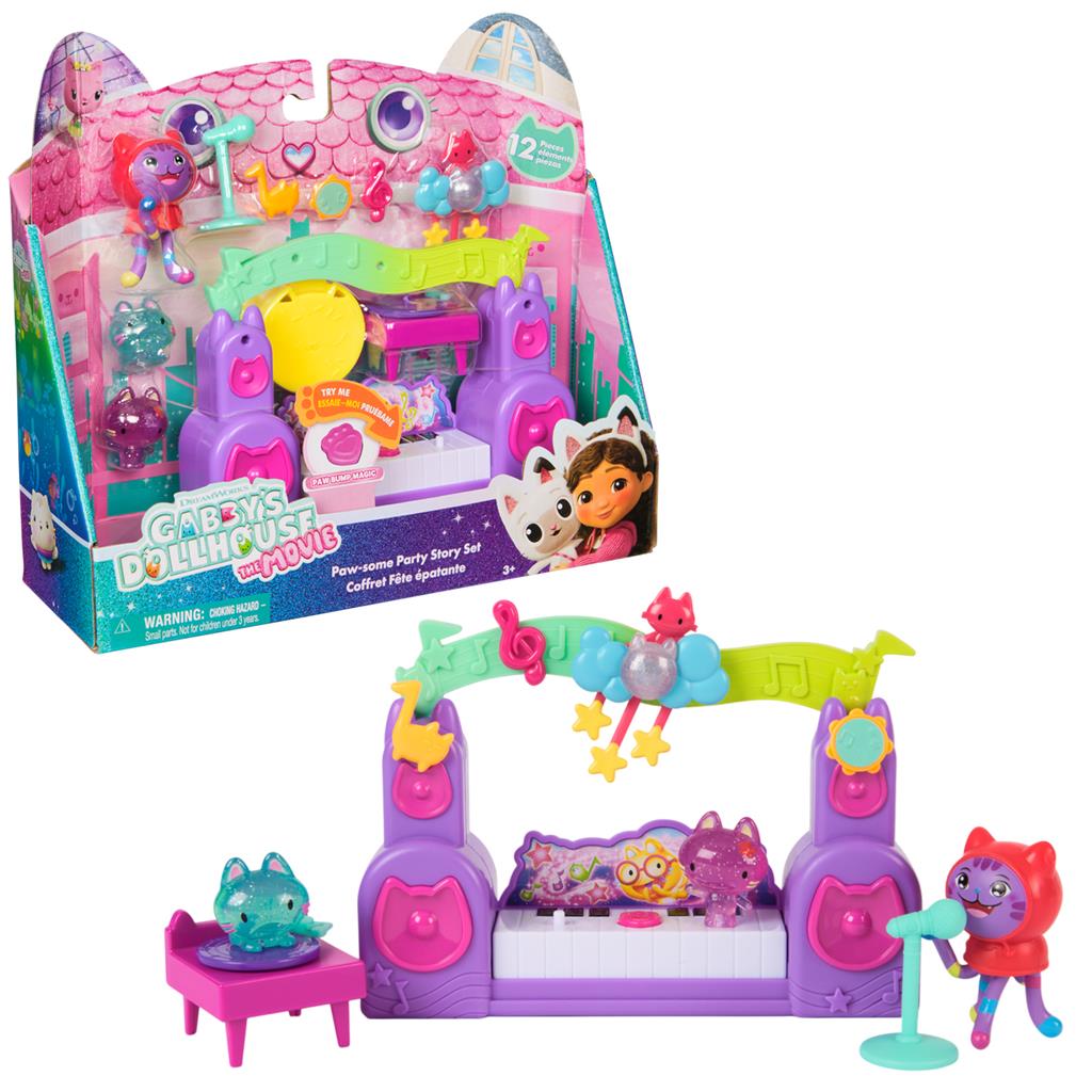 Gabby's Dollhouse The Movie DJ Catnip Music Set
