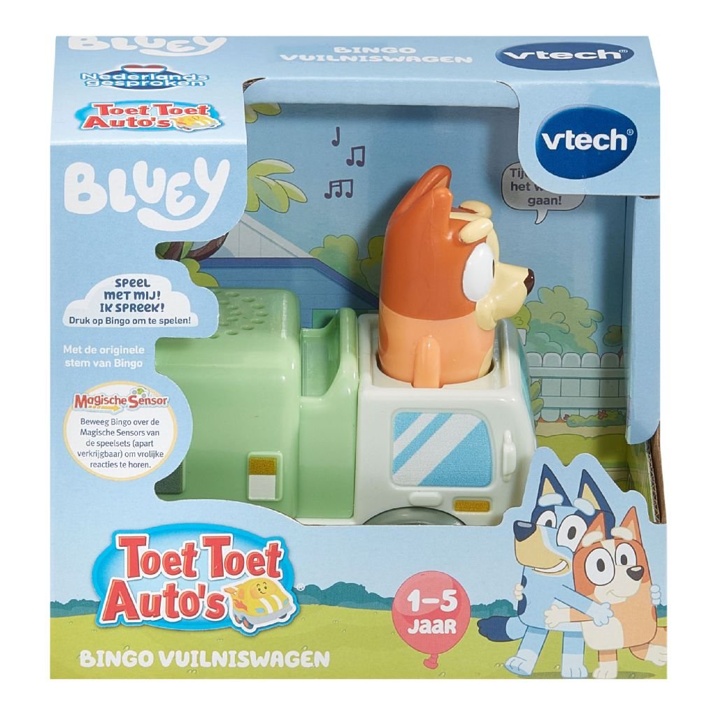 Toet Toet Auto Bluey Vuilniswagen