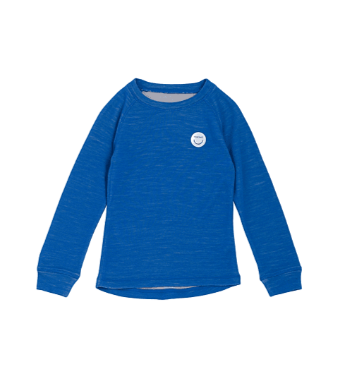 Peysa Ull - Baselayer Merino Blue