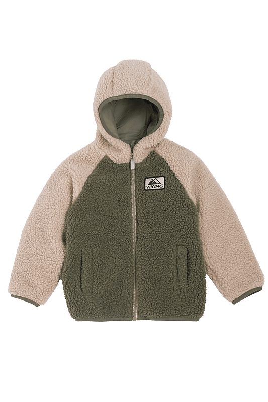 Flíspeysa - Reversible Pile Olive