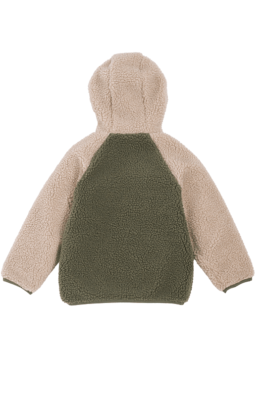Flíspeysa - Reversible Pile Olive