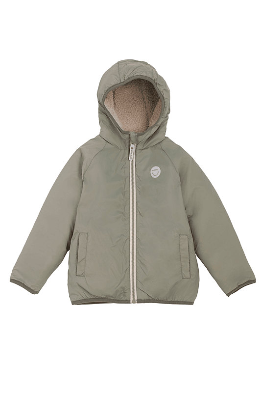 Flíspeysa - Reversible Pile Olive