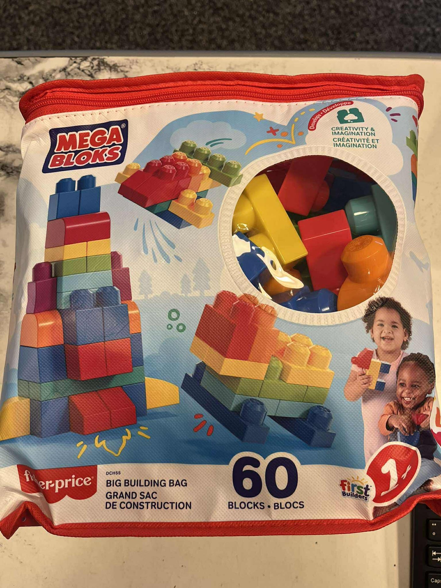 Mega Bloks - Kubbar 60 stk