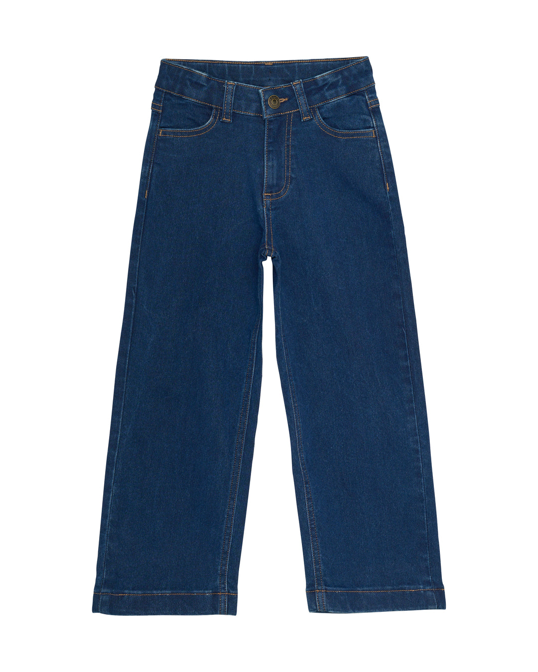 Minymo Gallabuxur Börn - Denim Víðar með Lausu Sniði