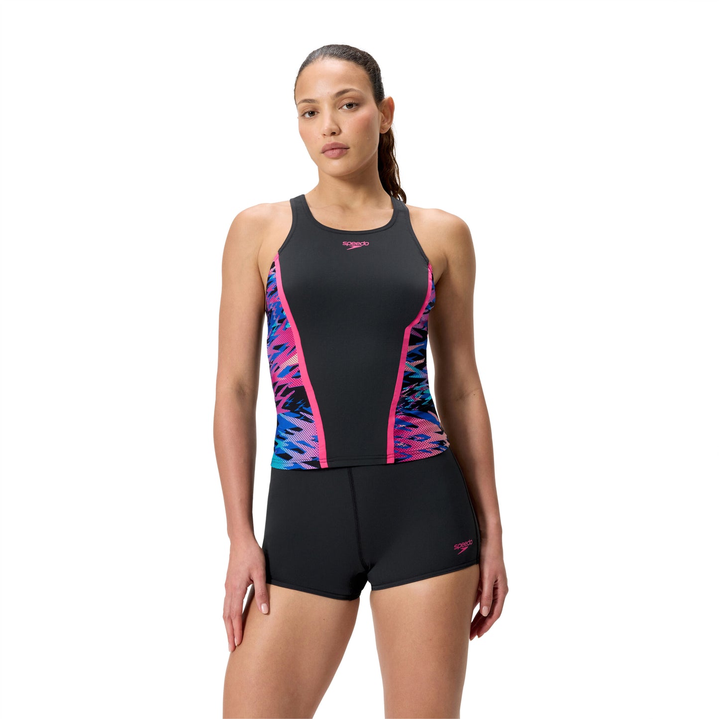 Tankini - Hyperboom Splice Black/pink