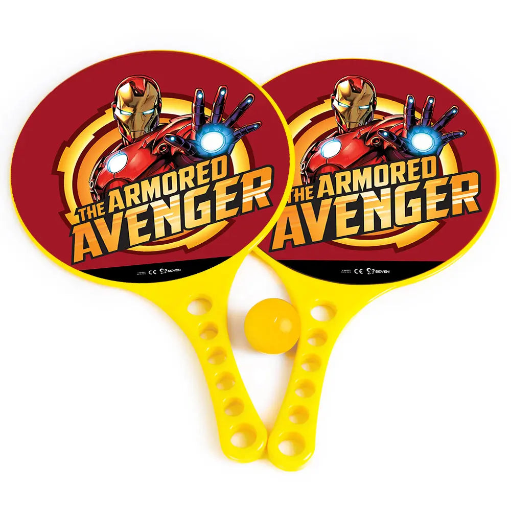 Tennisspaðasett m/kúlu - Avengers