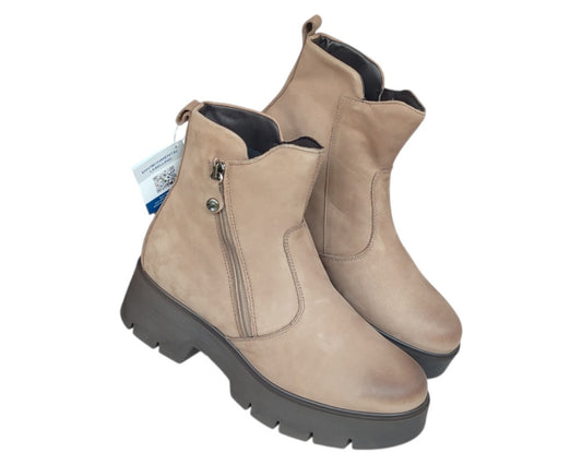 Skór - Ökkla - Taupe / Brown