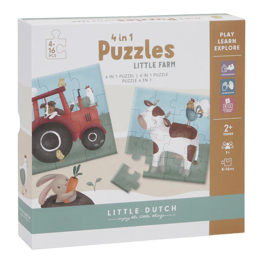 Púsl - Little Farm 4 in 1