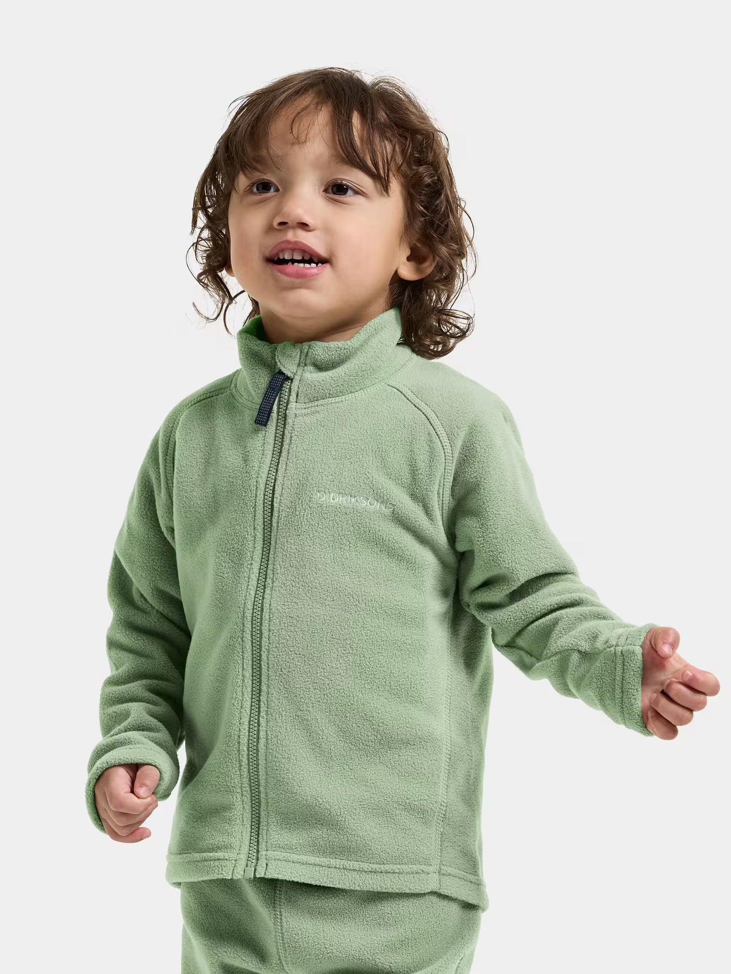 Flíspeysa - Monte Sage Green
