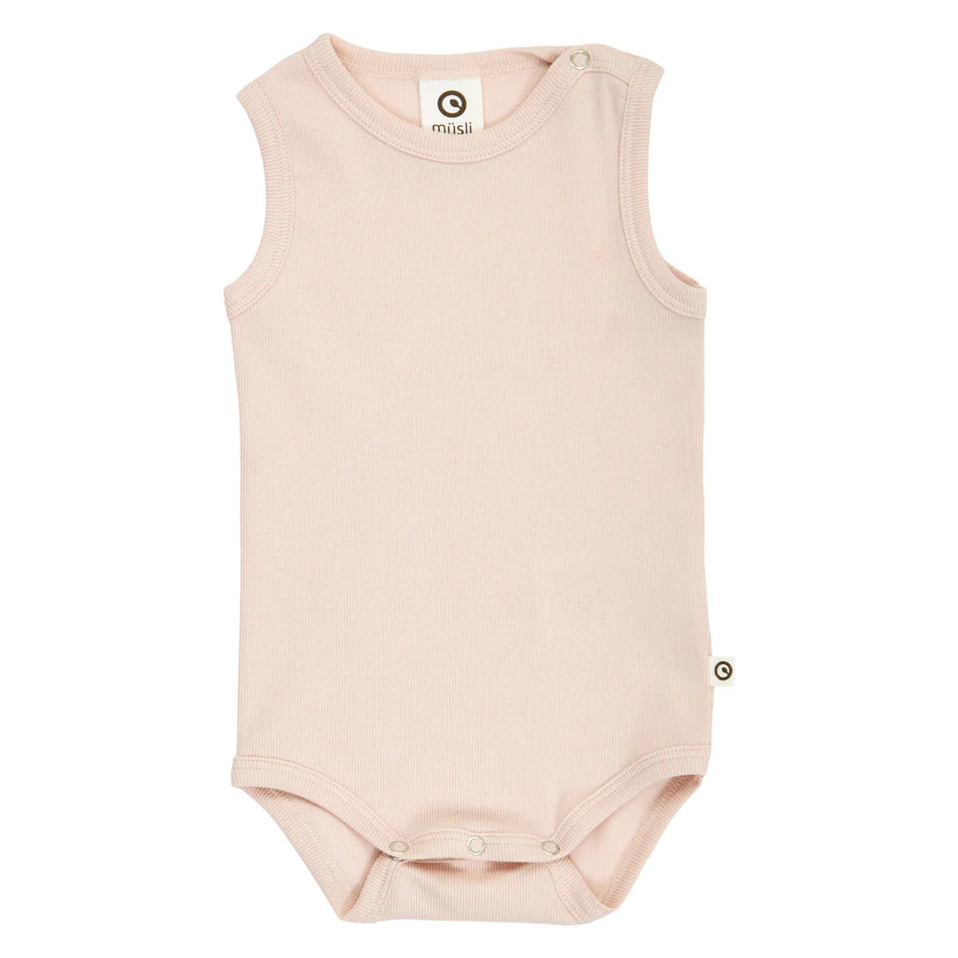 Ermalaus samfella - Rib sleeveless body - Nightingale
