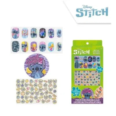 Stitch press on gervineglur fyrir börn