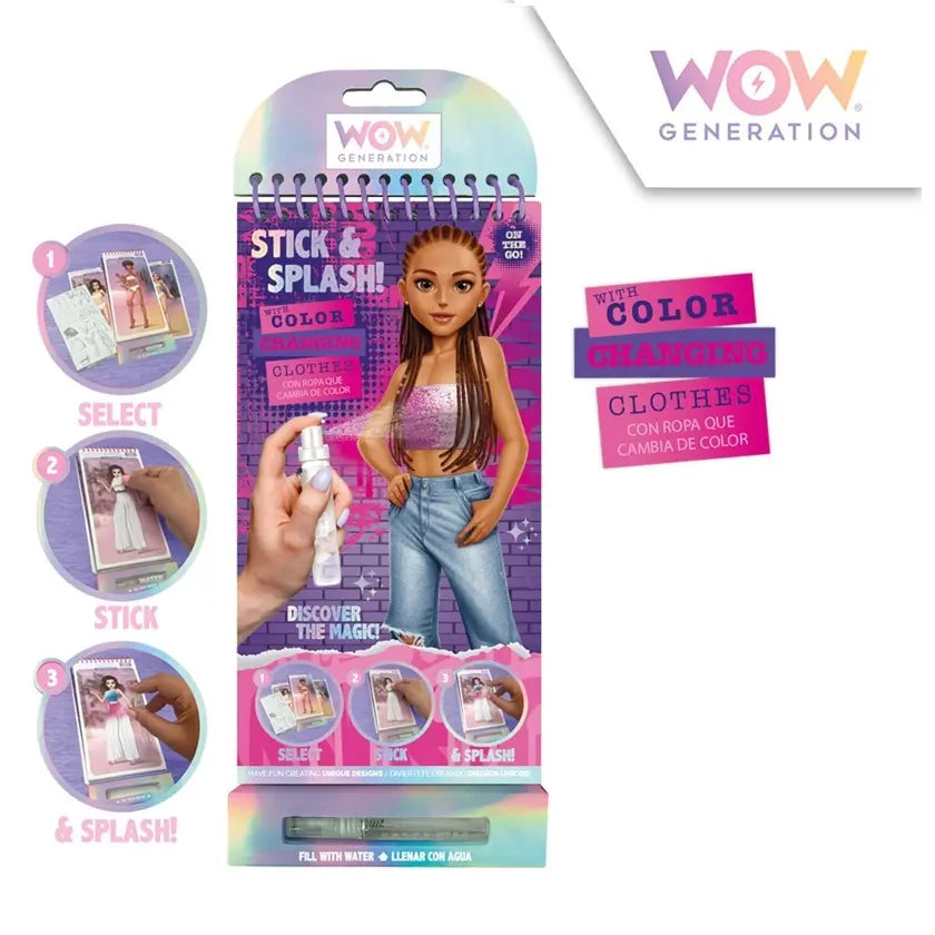 Dúkkulísu Stick & Splash