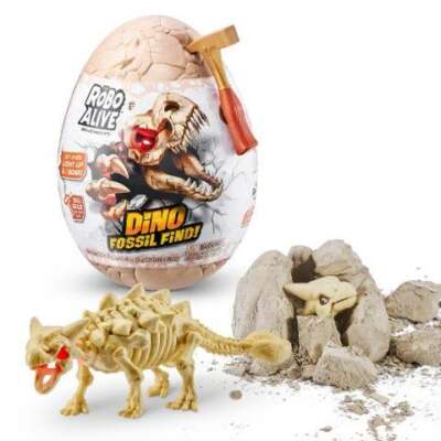Robo Alive Dino Fossil Egg með hamri