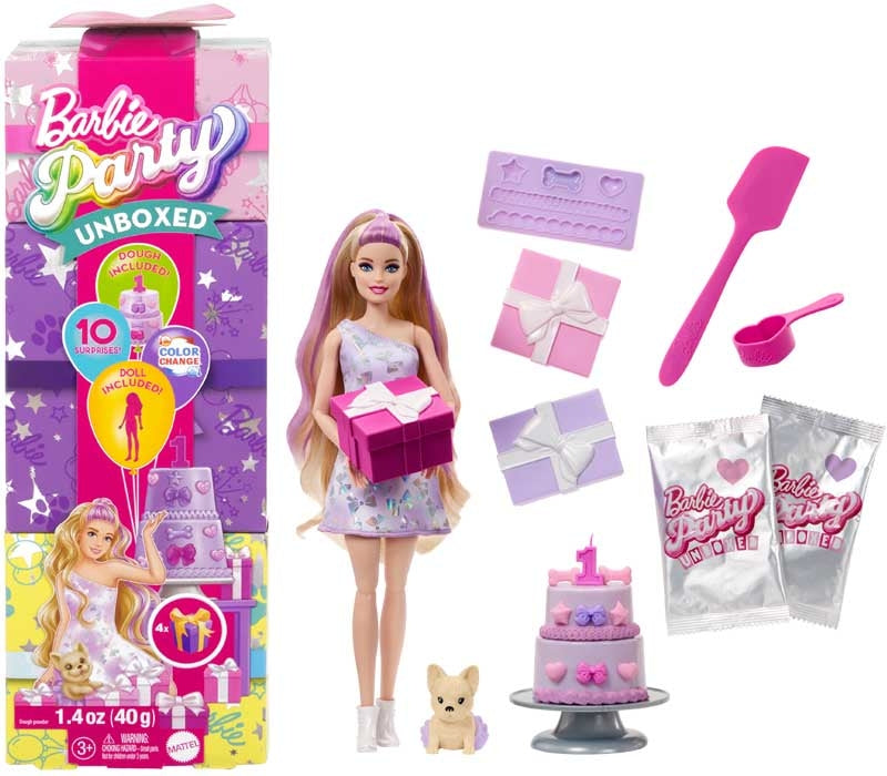 Barbie Party Unboxed Pet Birthday Series - Blonde
