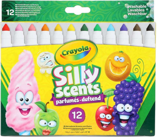 12 Silly Scents Tússpennar Með Lykt