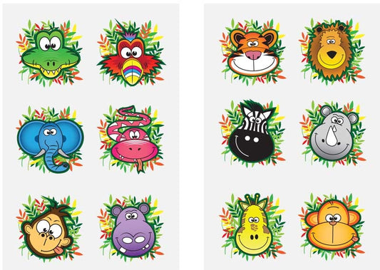 FUN TATTOOS - JUNGLE