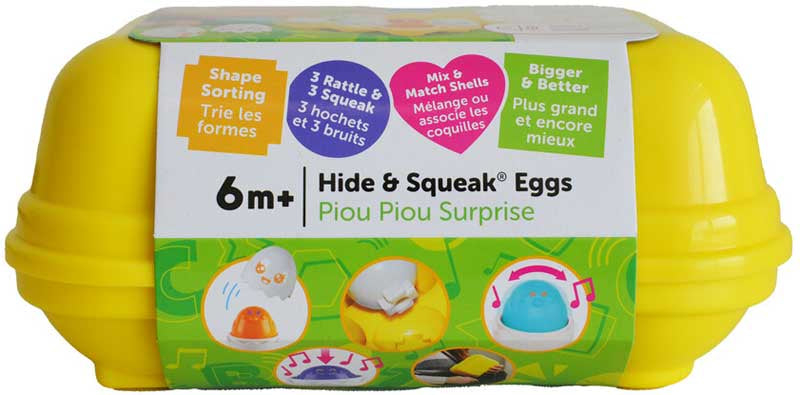 HIDE AND SQUEAK EGGS