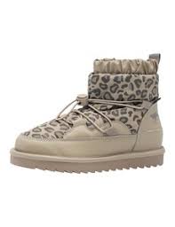 SnowBoots - simply taupe/Leo