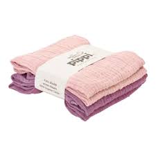 Taubleyjur - 4 pk -  Ferskju/Fjólublá