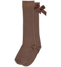 Hnésokkar - Wool - Brown Sienna