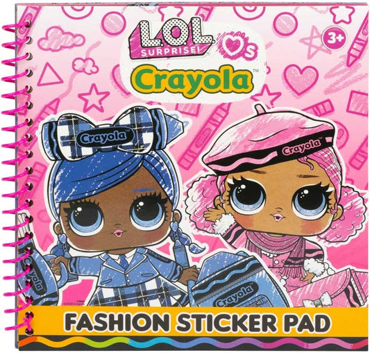 LOL Crayola Tísku Límmiðabók
