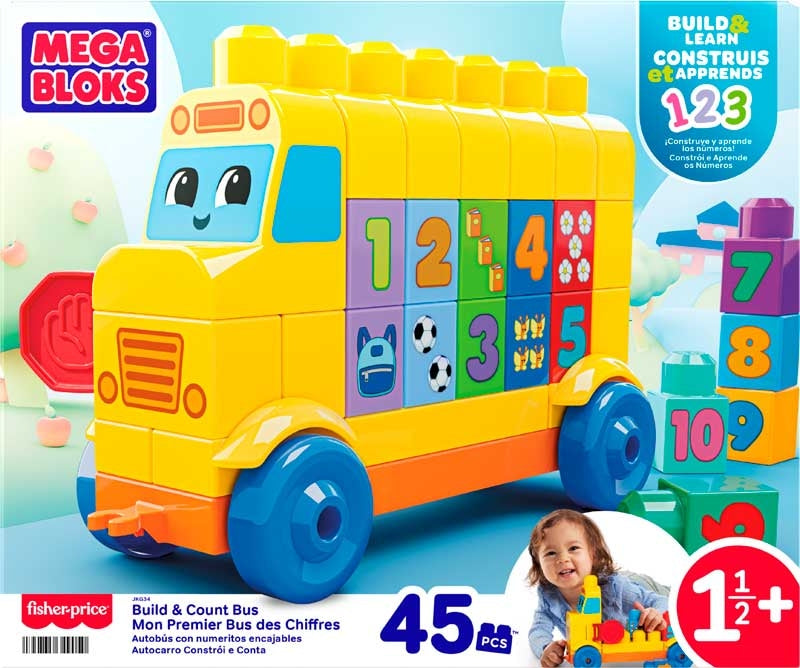 MEGA BLOKS BUILD & COUNT BUS