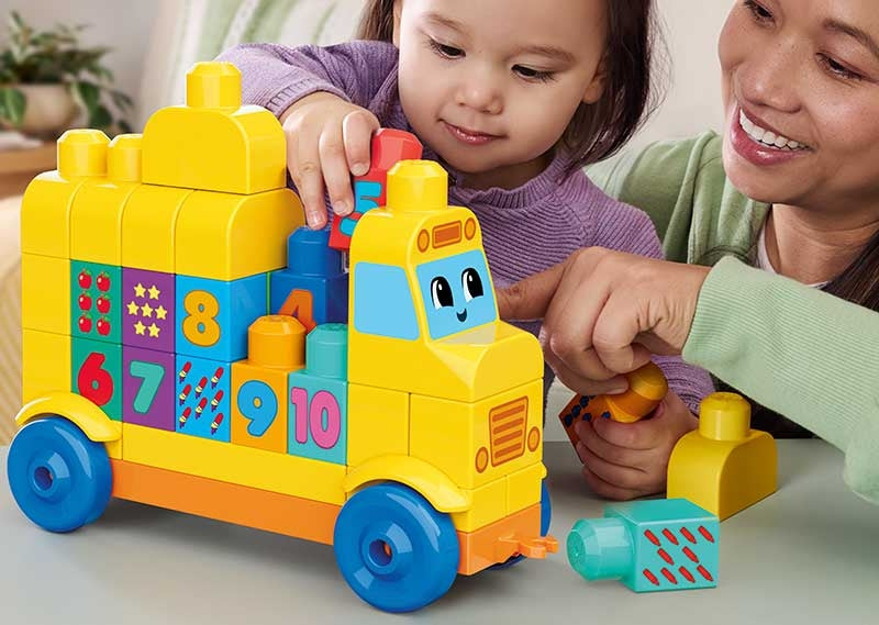 MEGA BLOKS BUILD & COUNT BUS