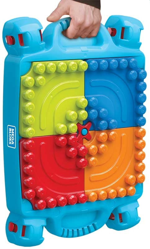 Mega Bloks - Build and Learn Borð Blátt