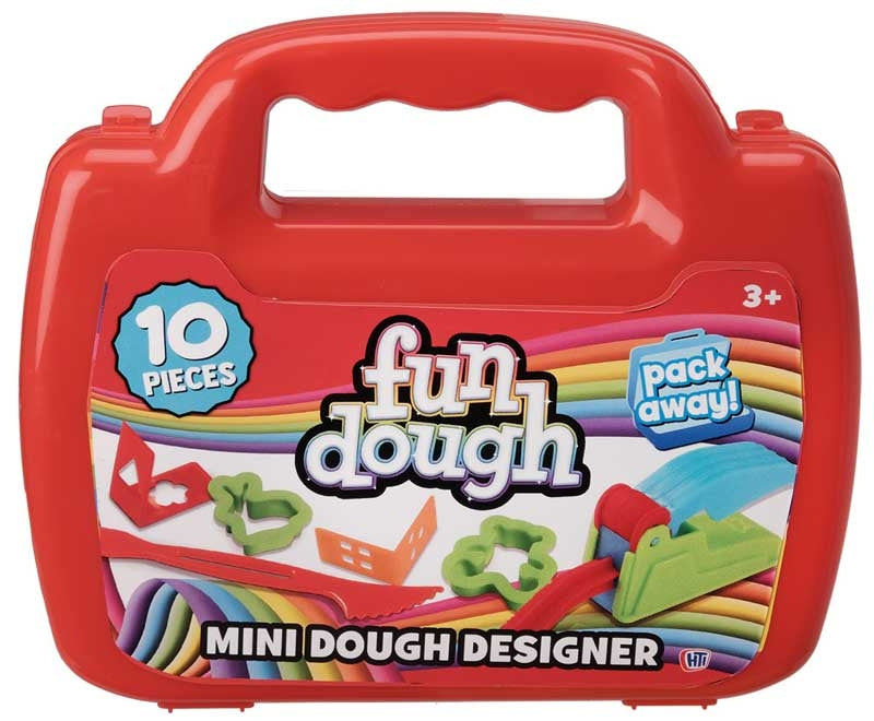 Taska með leir og fylgihlutum