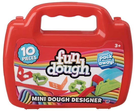 Taska með leir og fylgihlutum