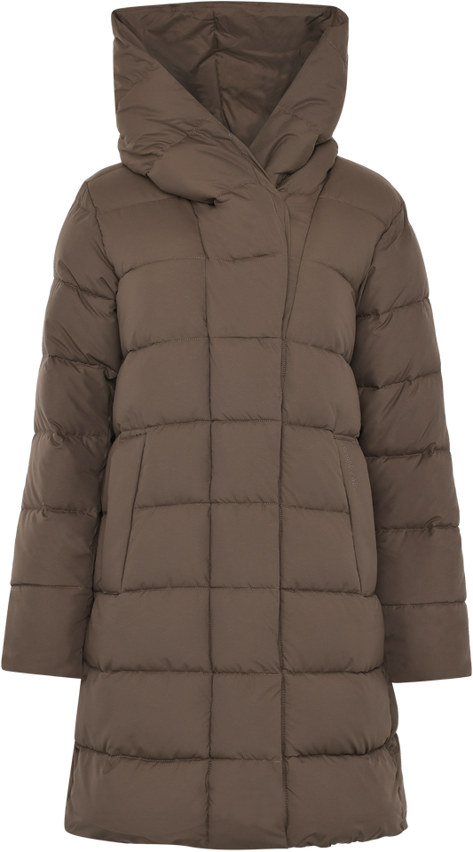 Kuldaúlpa - NELLA WNS PARKA - Mocka Brown