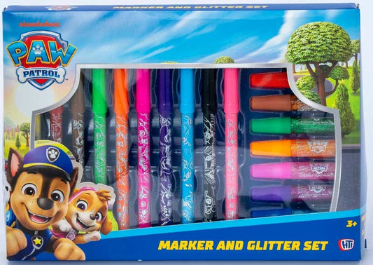 PAW PATROL GLITTER MARKER PENS