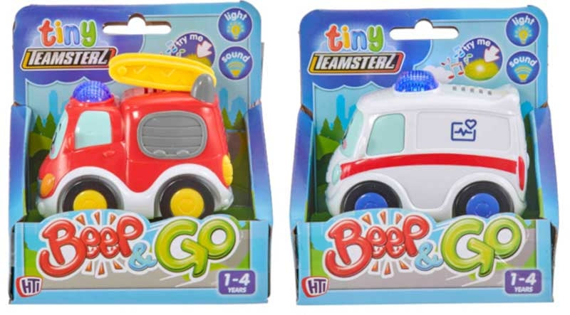 TINY TEAMSTERZ BEEP & GO